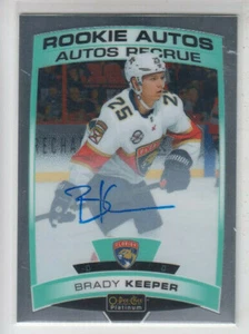 19/20 OPC Platinum Florida Panthers Brady Keeper Rookie Auto RC card #R-BK - Picture 1 of 2