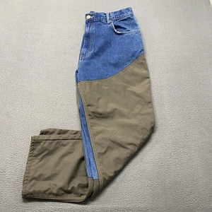 Cabelas Jeans Mens 38x30 Blue Denim Brush Double Knee Outdoor Hiking Travel - Picture 1 of 12