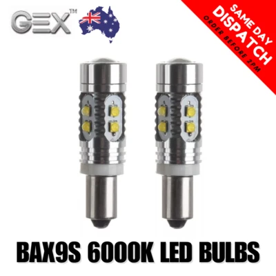 2x BAX9S 6000K Parker LED Light Bulb No Error For Audi BMW VW 64132 - Image 1 of 4