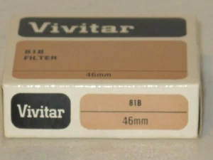 46mm - Vivitar 81B Warming Filter New #46m-wna - Picture 1 of 2