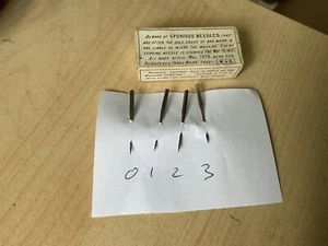 Wilcox Willcox Gibbs Kettenstich Nähmaschinennadeln. Größen 0, 1, 2 und 3 - Bild 1 von 5