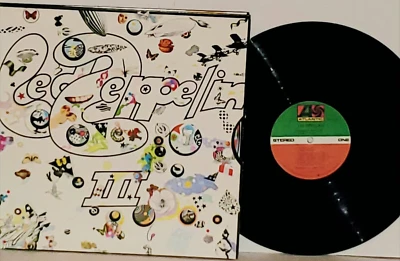 LED ZEPPELIN III LP VG+ Plays Well 1977 Atlantic Records SD19128 Vinyl GF Wheel - Image 1 of 4