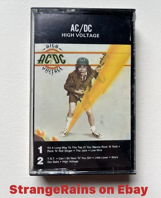 AC/DC High Voltage Cassette Tape "Atco 36-142" PLAY TESTED / SOUNDS GREAT! - Image 1 of 4