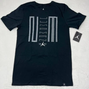 Camisa Air Jordan 11 Hombres Pequeña Negra Jumpman Manga Corta Chicago Bulls Nueva S - Imagen 1 de 8
