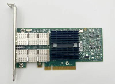 Network Card MCX354A-FCBT PCIe 3.0 x8 2-port Eth40G/IB56G IB Ethernet Pull - Image 1 of 4