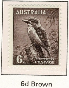 Australian Pre-Decimal 1937 6d Purple-brown Perf 13.5 C of A Wmk. SG172. MUH - Picture 1 of 2