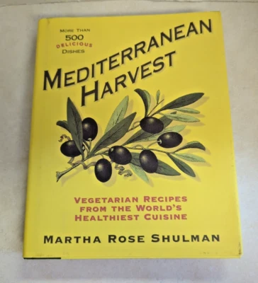Mediterranean Harvest, Vegetarian, Cookbook, 2007, Shulman, International Cusine Foto 1 de 4