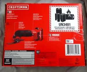 Craftsman 20V, 11-Piece Variable Speed Oscillating Tool Kit -Charger w/ Tool Bag - Picture 1 of 6