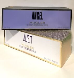Mugler ANGEL or ALIEN Collection of 3 Scented Candles 3 x 70g Set New in Box!!