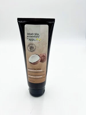 AHAVA COCONUT SALT SCRUB LARGE 7.5 OZ, SEA MINERALS & KELP FOR BODY & SPIRIT NEW - Image 1 of 3