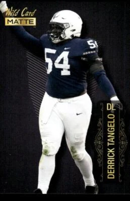 Derrick Tangelo 2022 Wild Card Matte # MB-34 Base Penn State Nittany Lions - Image 1 of 2