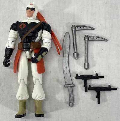 2005 Hasbro G.I. Joe Cobra Slice v6 Ninja 3.75" Action Figure Loose Complete - Image 1 of 4