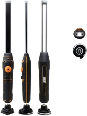 MAYPOLE New 800 Lumen Slimline Pro LED Inspection Lamp Rechargeable Cordless Work Lamp