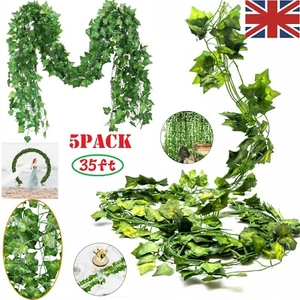Artificial Ivy Leaf Fake False Hanging Trailing Plant Garden Outdoor Party Decor - Picture 1 of 15