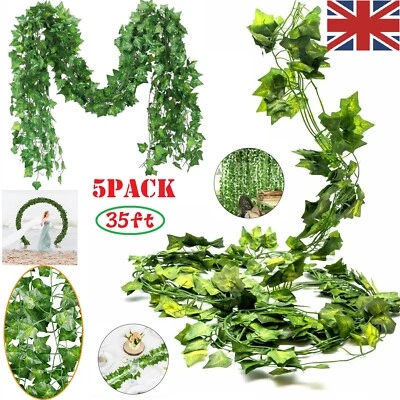 BESTBUY2099 Artificial Ivy Leaf Fake False Hanging Trailing Plant Garden Outdoor Party Decor