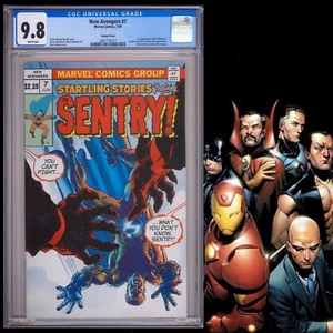 CGC 9.8 New Avengers #7 Variant 1st Illuminati Doctor Strange 2 White Pages 2005 - Picture 1 of 2