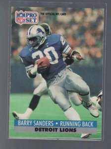 1991 Pro Set #502 Barry Sanders (Lions) - Picture 1 of 2