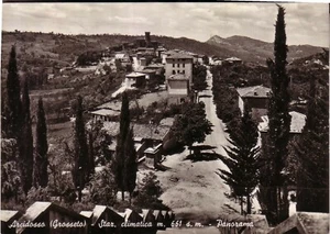 ARCIDOSSO B/N VIAGGIATA 1954 PANORAMA - Foto 1 di 1