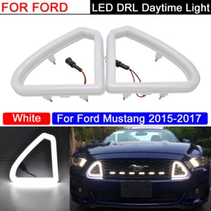 Daytime Running Lights LED DRL Fog Lamp Replacement Bumper For Ford Mustang - Picture 1 of 9