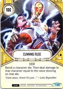 Star Wars Destiny Across The Galaxy Card #39 Cunning Ruse - Picture 1 of 1