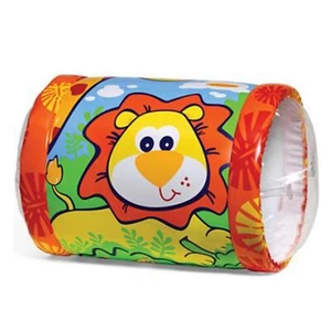 Nuovo Infantino Safari Roller Baby Jingles Gonfiabile Costruzione Abilità Motorie Rotolamento - Foto 1 di 11