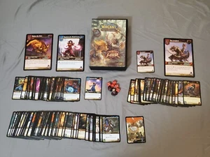 CARD LOT World of Warcraft TCG Drums of War + Extra Deck + Dice - Picture 1 of 7