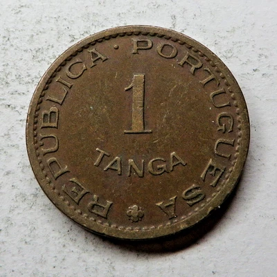 India-Portuguese Tanga 1952 Bronze KM#28 - Image 1 of 2