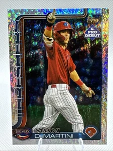 2025 Topps Pro Debut CARSON DeMARTINI Prospect Glitter  /175 Phillies PD-152 - Picture 1 of 3