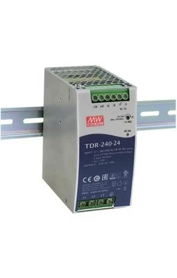 Fuente de alimentación industrial de salida única Mean Well TDR-240-24 240 W 24 V - Riel DIN Foto 1 de 4