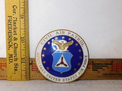 PATRULLA AÉREA CIVIL AUXILIAR FUERZA AÉREA DE ESTADOS UNIDOS Plato de cena insignia CAP Foto 1 de 4