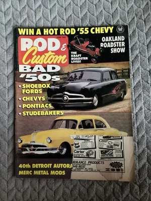 Rod & Custom Magazine June 1992 Has A Cut Out In The Front - Image 1 of 2