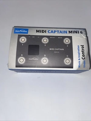 Paint Audio MIDI Captain MINI 6 Foot Controller Multi-Effects Keyboards Synth - Image 1 of 3