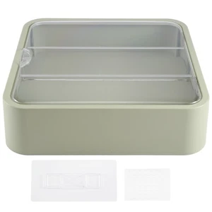 Adjustable Display Stand Clear Display Box for Figures +Door ,Avocado Green M3G1 - Picture 1 of 6