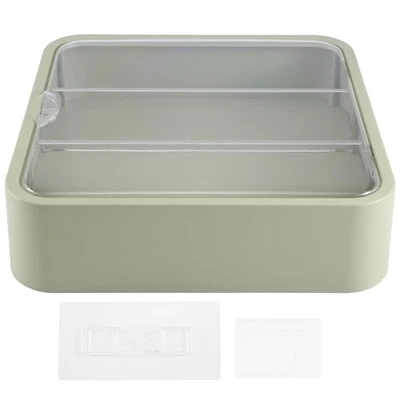 Adjustable Display Stand Clear Display Box for Figures +Door ,Avocado Green M3G1 - Image 1 of 4