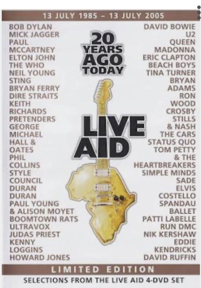 Live Aid - 20 Years Ago Today (DVD, 2005) - Image 1 of 1
