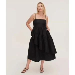 Kate Spade X Target Tiered Ruffle Midi Tank dress size M - Picture 1 of 5