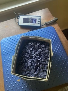 NOS Buttons - Blue - Approximately 1lb 6oz - Crafts - Sewing - Picture 1 of 4