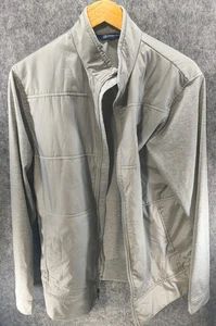 Cutter & Buck Full Zip Windbreaker Jacket Men's Size M Grey Golf - Picture 1 of 7