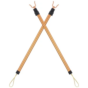  2 Stück ausziehbare Wäschetrockenstange - Teleskopstange aus Aluminiumlegierung - - Bild 1 von 17