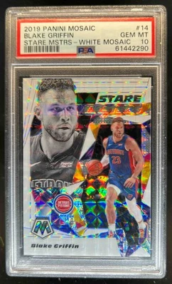 2019–20 Mosaic Blake Griffin Stare Masters белые поршни No/25 PSA 10 - Изображение 1 из 2
