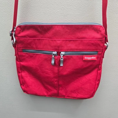 Bolso Bandolera Baggallini Para Mujer Camarada Hombro Viaje Ropa de Trabajo Rojo Vacaciones Foto 1 de 4