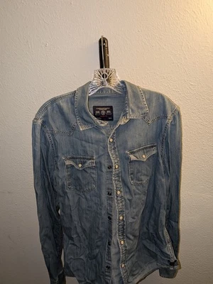 Camisa Jean American Eagle Outfitters Vintage Fit Talla M Foto 1 de 2
