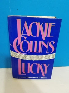 Lucky by Jackie Collins, 1985 Hardcover SIGNED - Foto 1 di 3