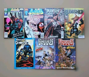 Lot Of 7 THE PUNISHER Comic Books 'NAM #53 P.O.V. 1 & 3 WAR JOURNAL BROTHER #1 - Picture 1 of 10