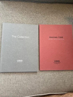 Lote De 2 Catálogo Relojes Oris La Colección 2019-2020 Making Time 2017-2018 Libro Foto 1 de 4