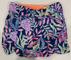 Gonna sportiva multicolore stampa floreale Lilly Pulitzer Luxletic Skort taglia small - Foto 1 di 8