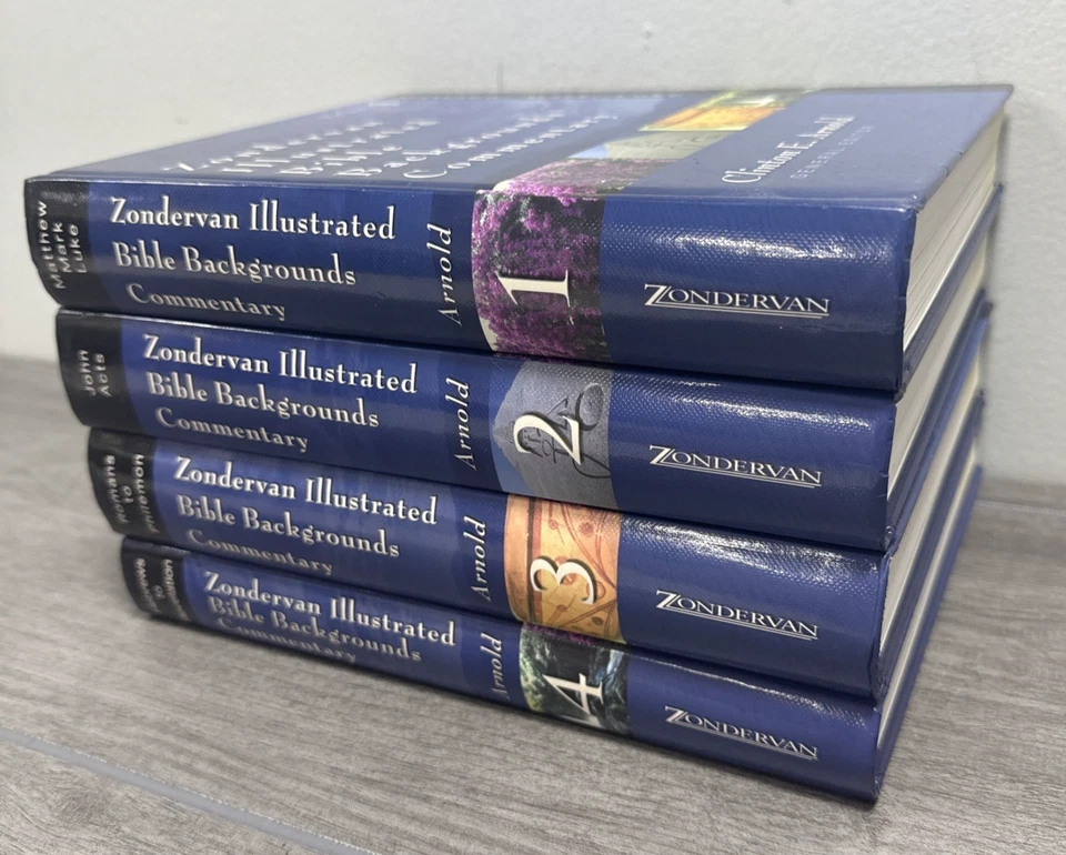 Zondervan Illustrated Bible Background Commentary Volume 1-4 Clean Pages Set - Image 1 of 4