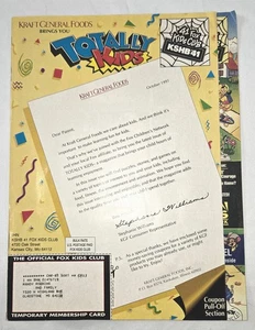 Totally Kids Magazin Herbst 1991 Fox Kids Club Fievel Goes West komplett sehr guter Zustand + - Bild 1 von 12