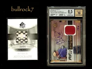 2004 UD SP Authentic Golf BUYBACK Auto CHARLES HOWELL III #15/18 BGS 8.5 /10 - Picture 1 of 4