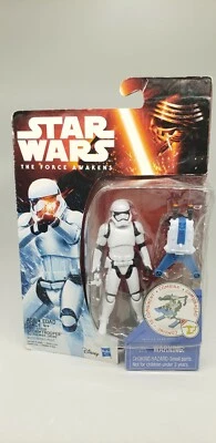 STAR WARS The Force Awakens FIRST ORDER STORMTROOPER 3.75" Action Figure New  - Image 1 of 4
